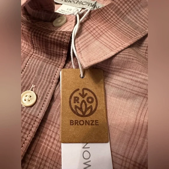 Outerknown Winddrift Plaid Button-Up Women's Top - NWT - Size L - Picture 8 of 12